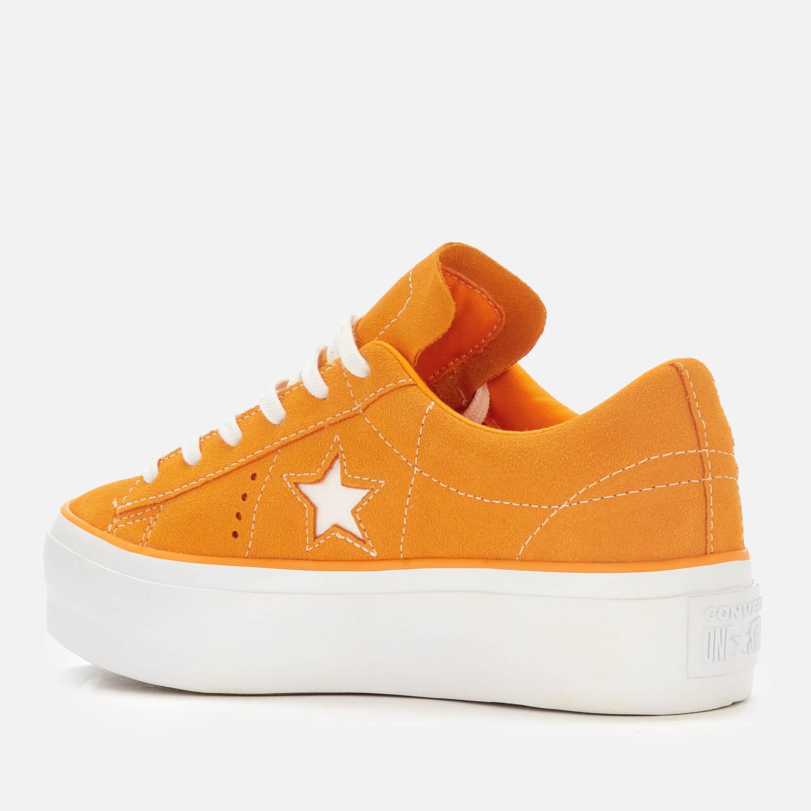 Converse One Star Platform Low-top Sneakers in Orange | Lyst