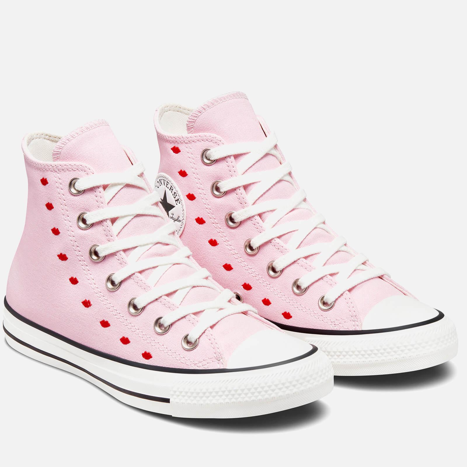 Converse Chuck Taylor All Star Crafted With Love Hi-top Trainers in Pink |  Lyst