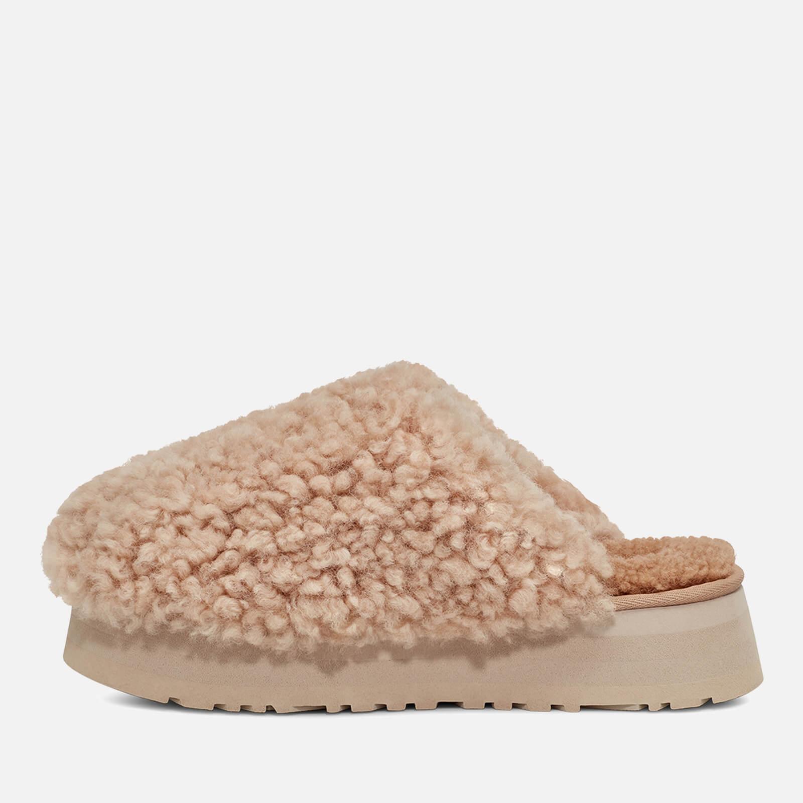UGG ® Maxi Curly Platform Slipper in Brown | Lyst