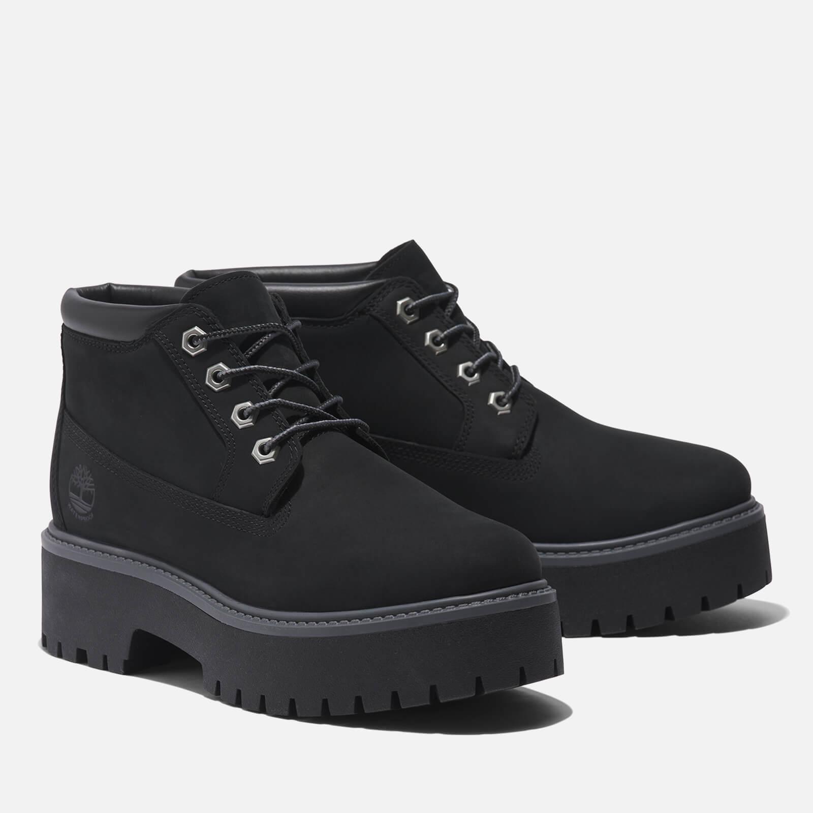 Timberland Tbl Premium Elevated Nellie Nubuck Boots in Black | Lyst
