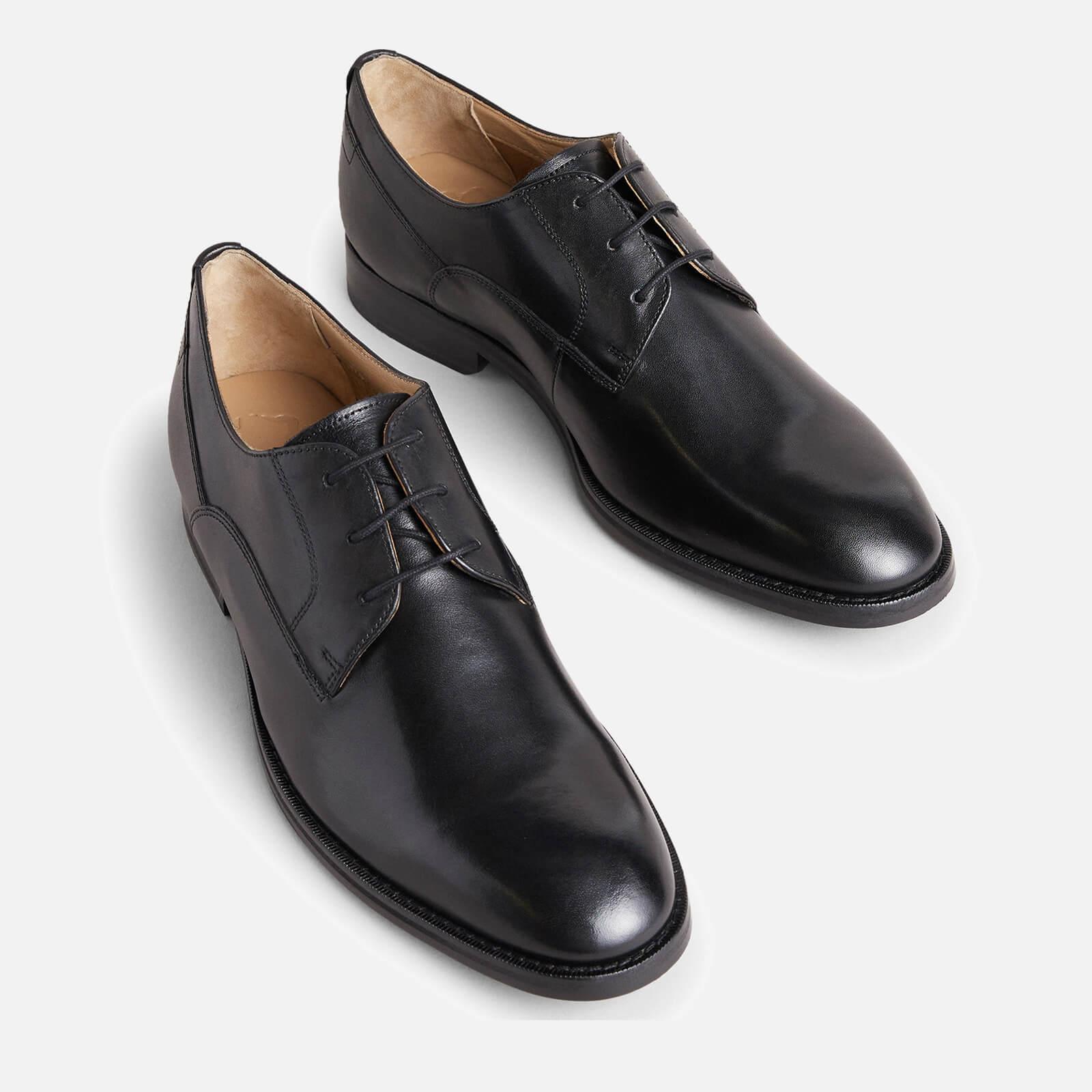 Ted Baker Kampten Leather Derby Shoes in Black for Men | Lyst