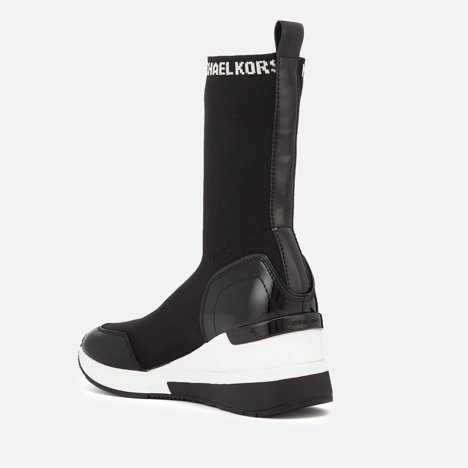 michael michael kors grover thigh high knit boots
