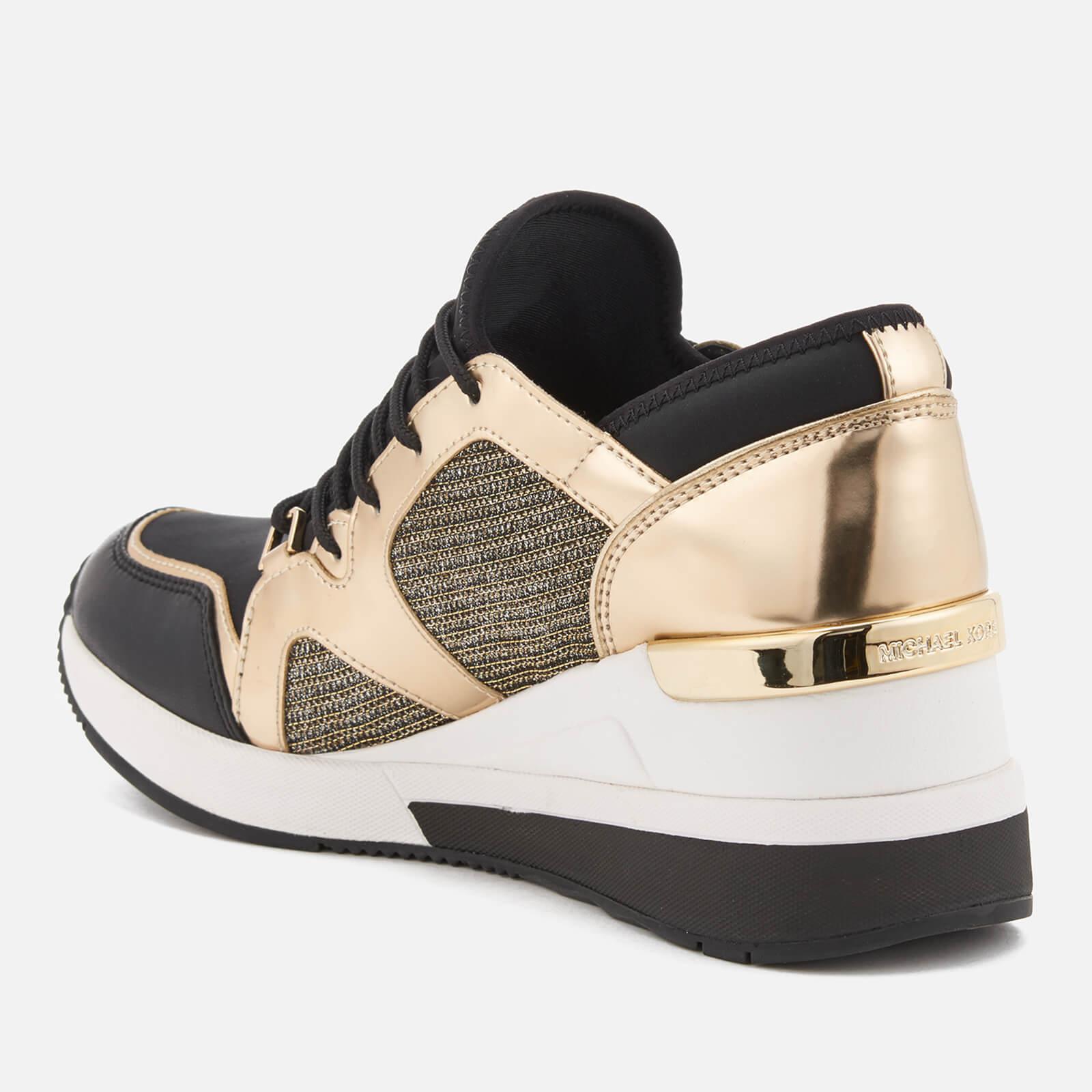 womens black mk trainers