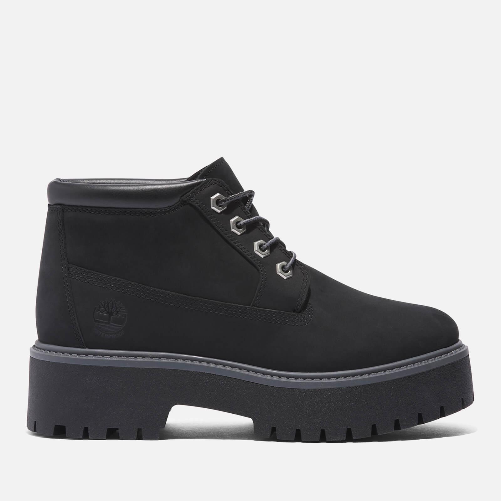 Timberland Tbl Premium Elevated Nellie Nubuck Boots in Black | Lyst
