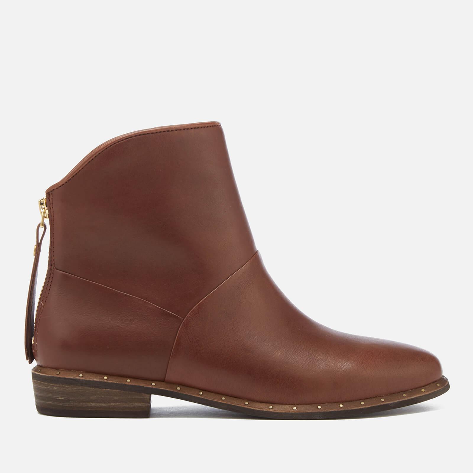 Lyst - Ugg Women's Bruno Leather Ankle Boots in Brown