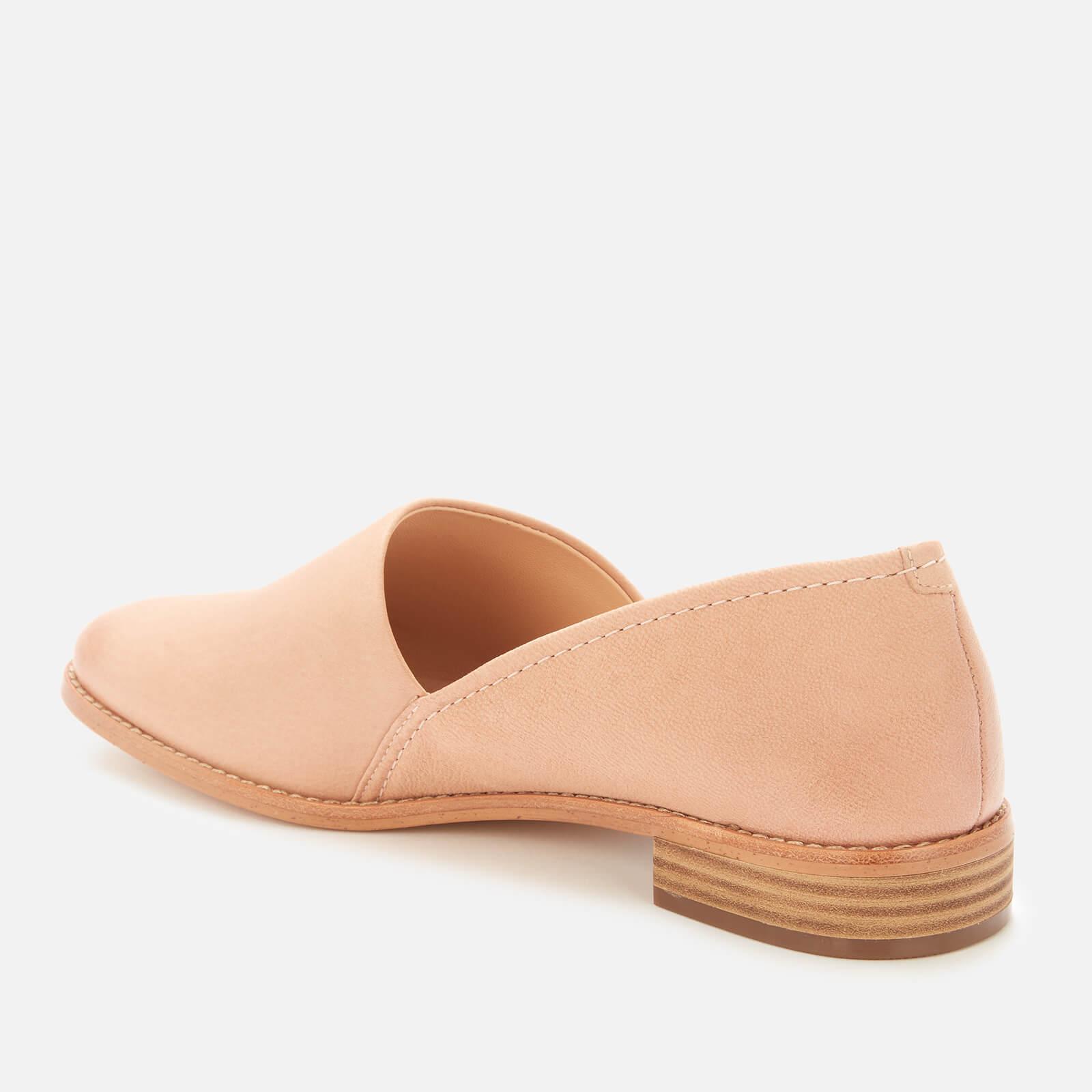 Clarks Pure Easy Leather Flats in Pink | Lyst