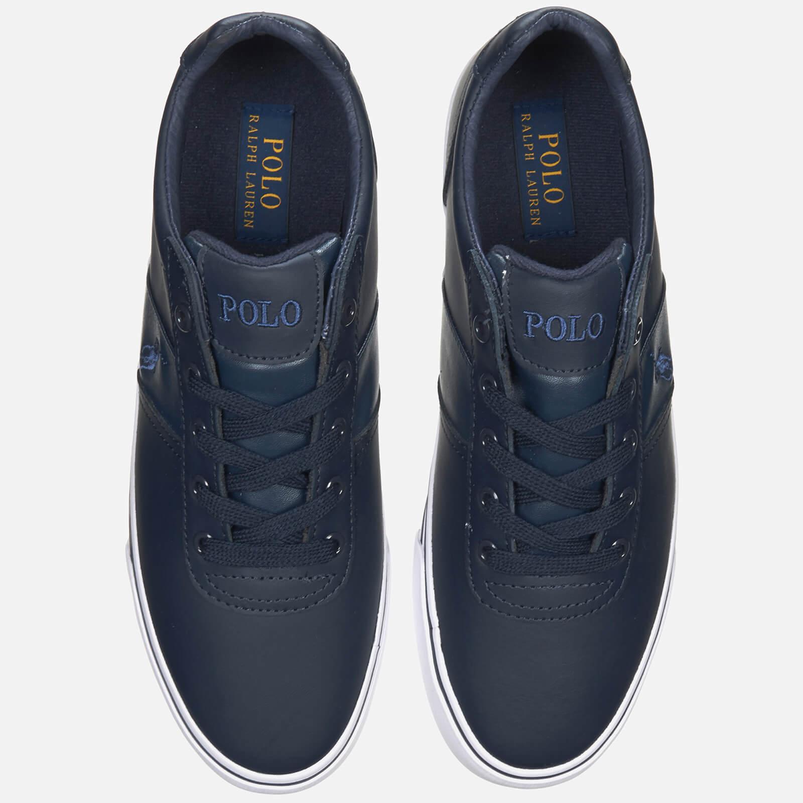 Polo Ralph Lauren Hanford Leather Trainers in Navy (Blue) for Men 