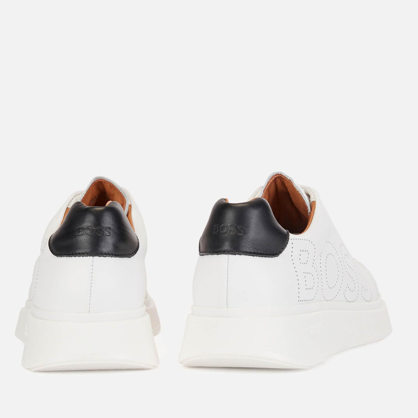 Hugo Boss Chaussures Hugo Boss Homme Blanc Bulton Runn It Trainers