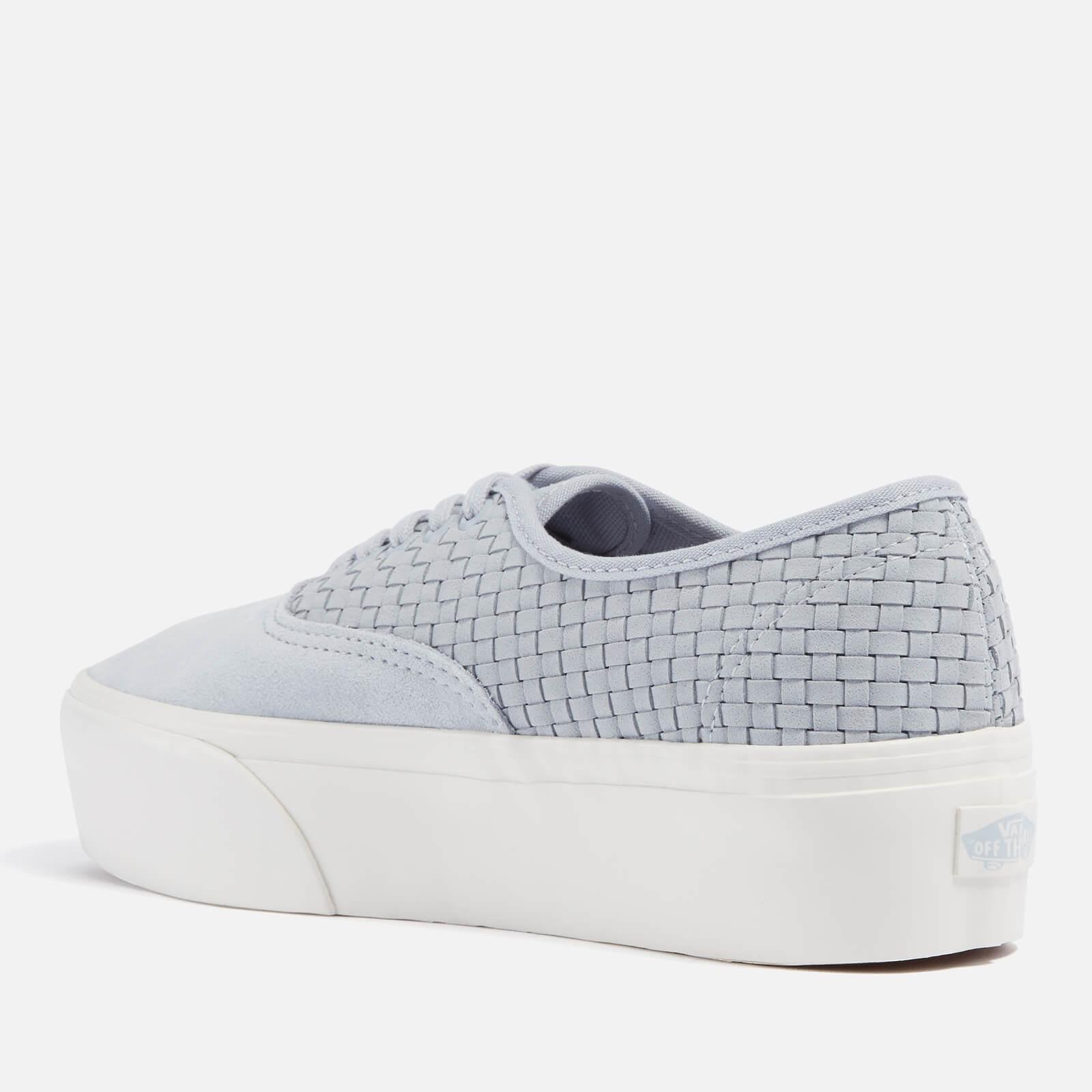 Vans Authentic Stackform Woven Canvas Trainers in White | Lyst