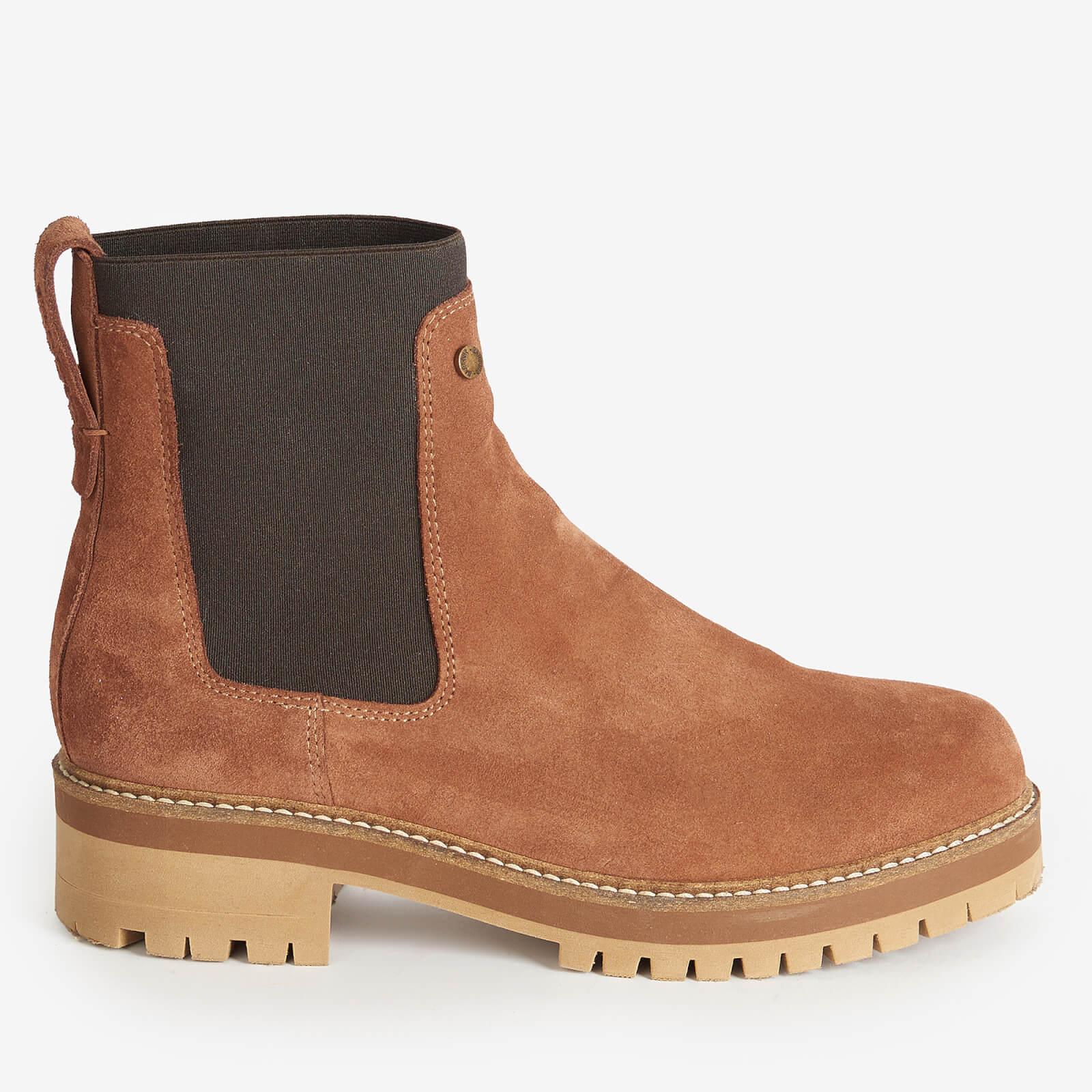 Barbour Dixie Suede Chelsea Boots in Brown | Lyst