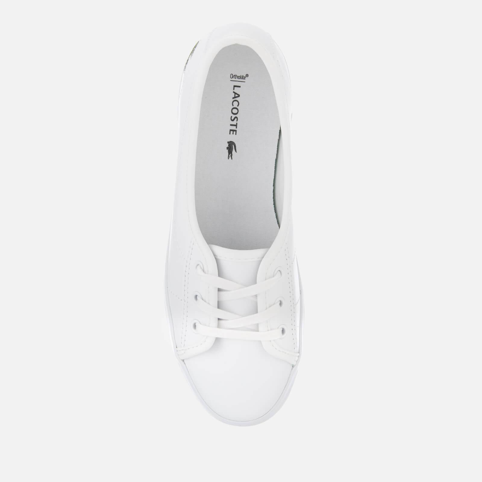 lacoste ziane chunky white leather