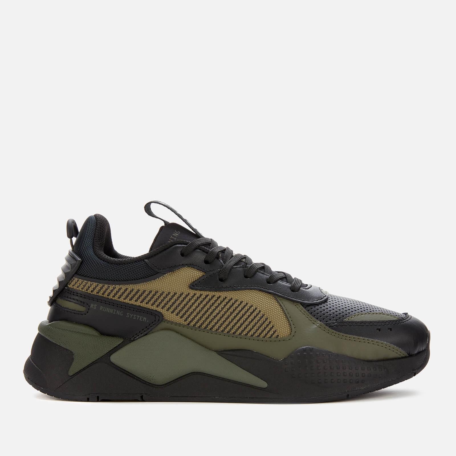 PUMA Leather Rs-x Winterized Sneakers in Black/Burnt Olive (Black) - Save  45% - Lyst