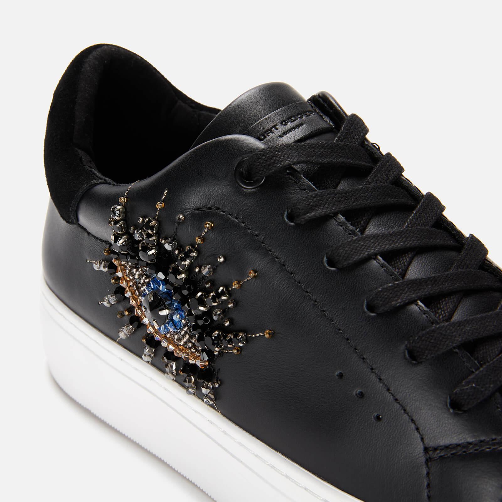 kurt geiger flatform trainers