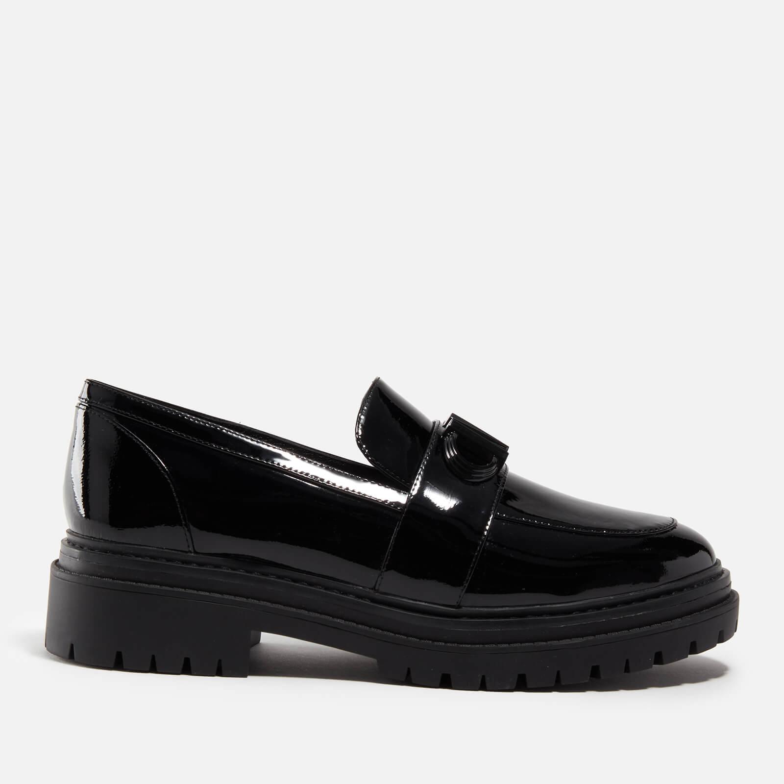 MICHAEL Michael Kors Parker Patent-leather Loafers in Black | Lyst