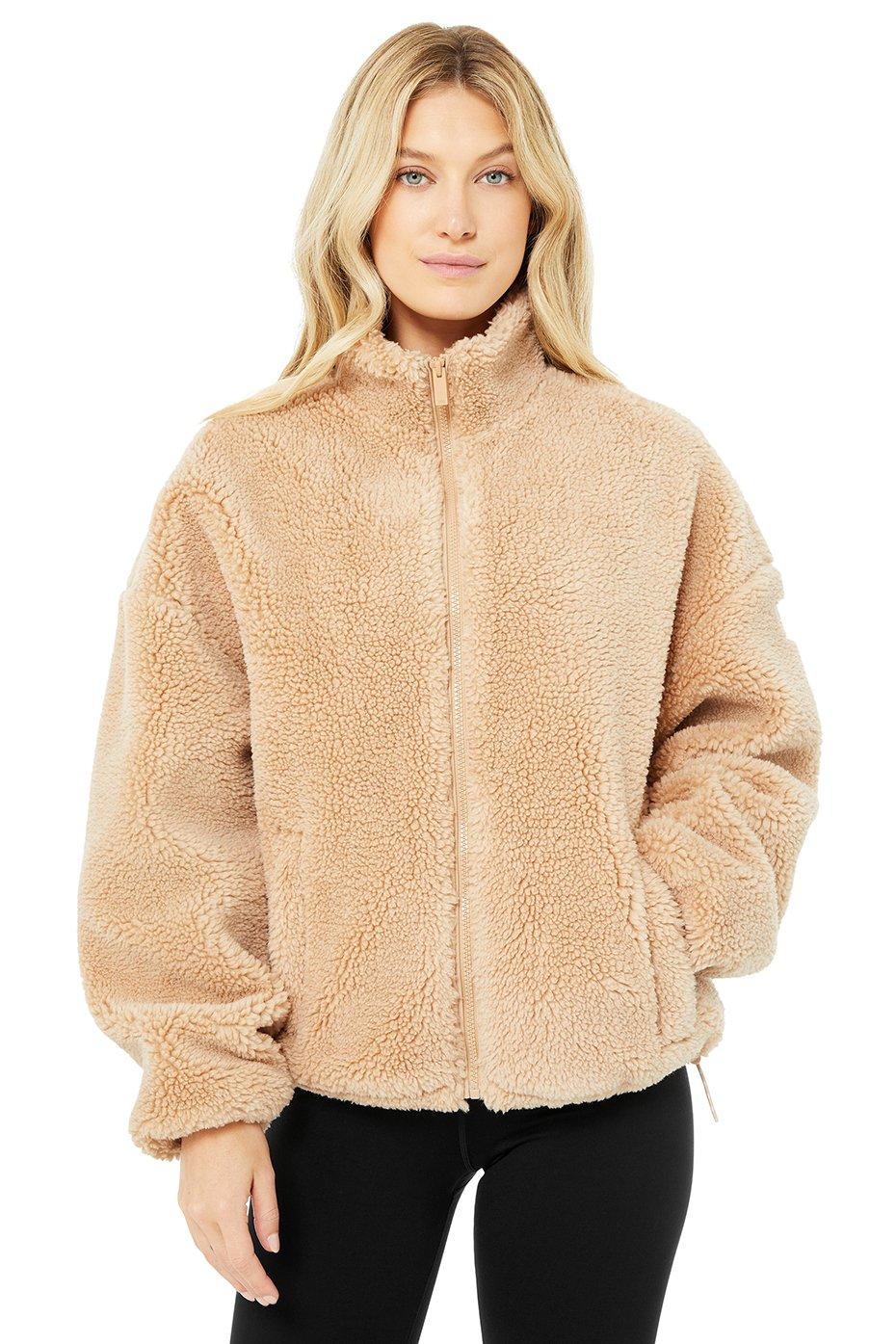 camel sherpa jacket