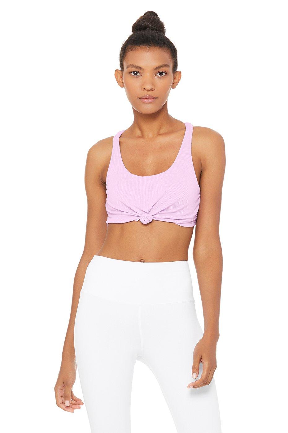 alo yoga knot bra