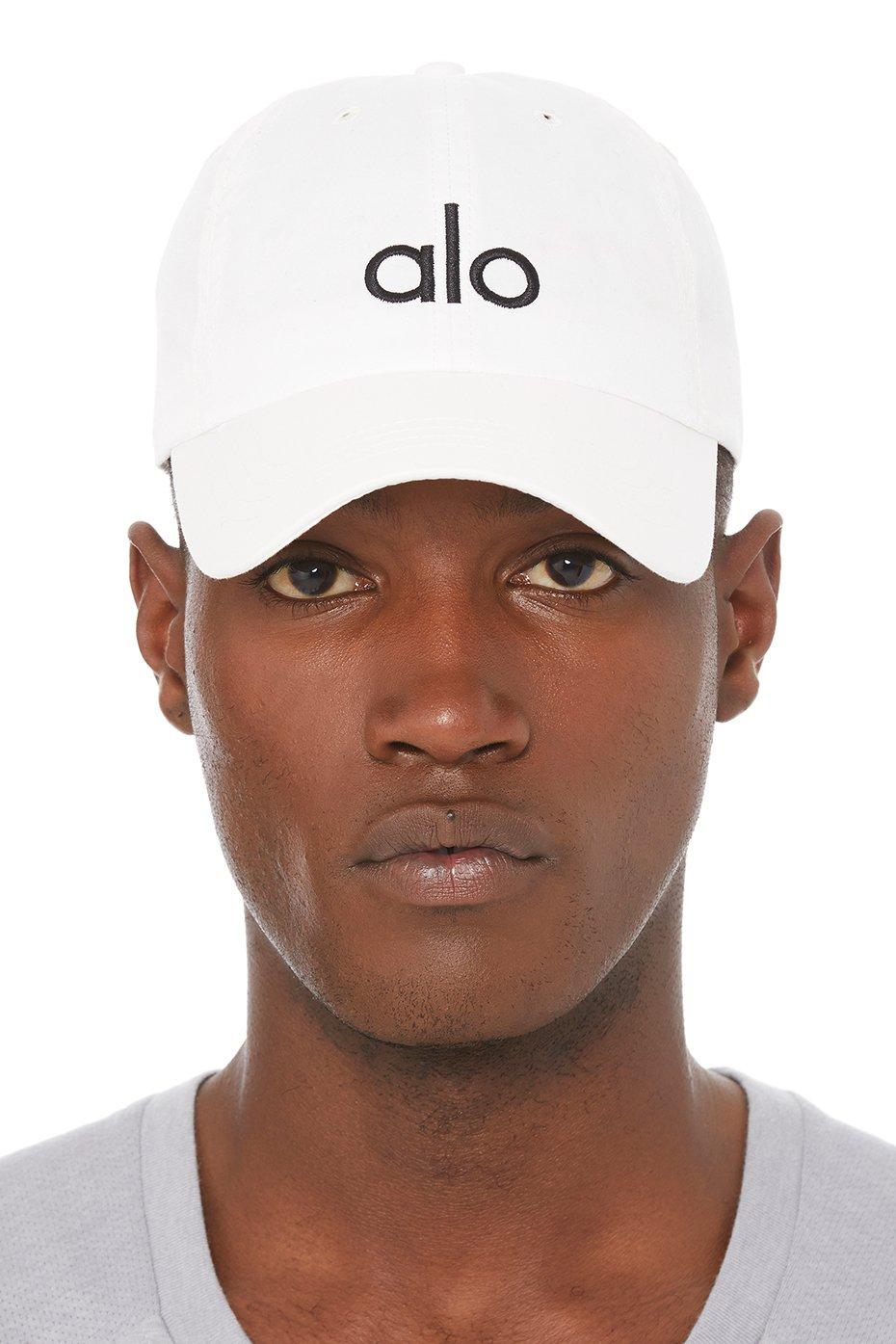 Alo Yoga Off-duty Cap in White/Black (White) - Lyst