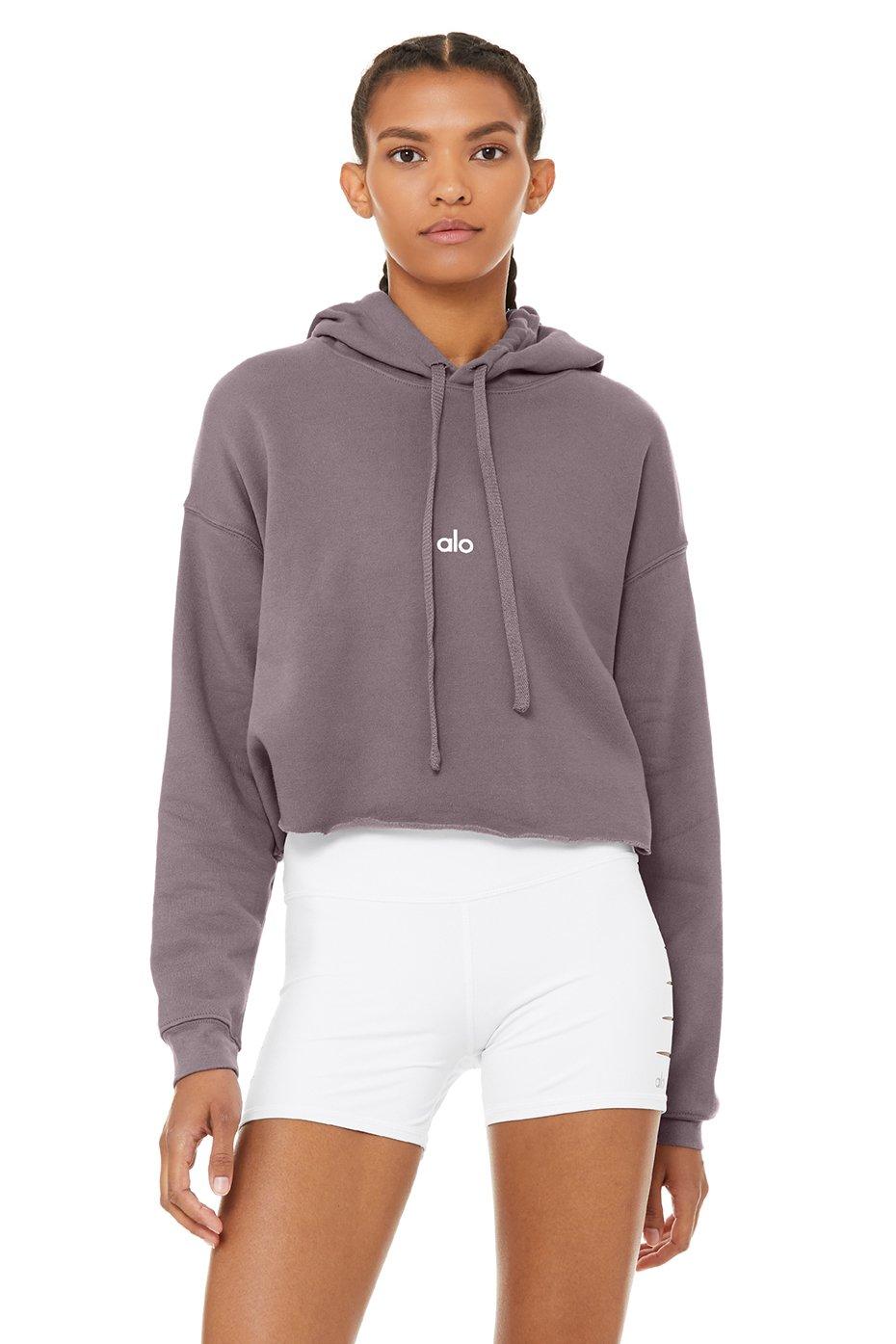 Details about   Alo Yoga Women's Cropped Sweatshirt Choose SZ/color 