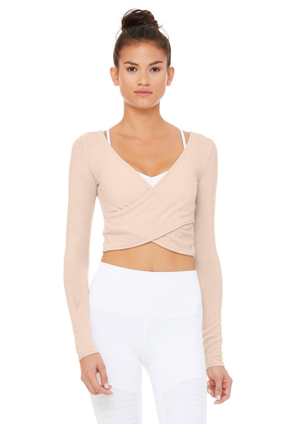 amelia luxe long sleeve crop