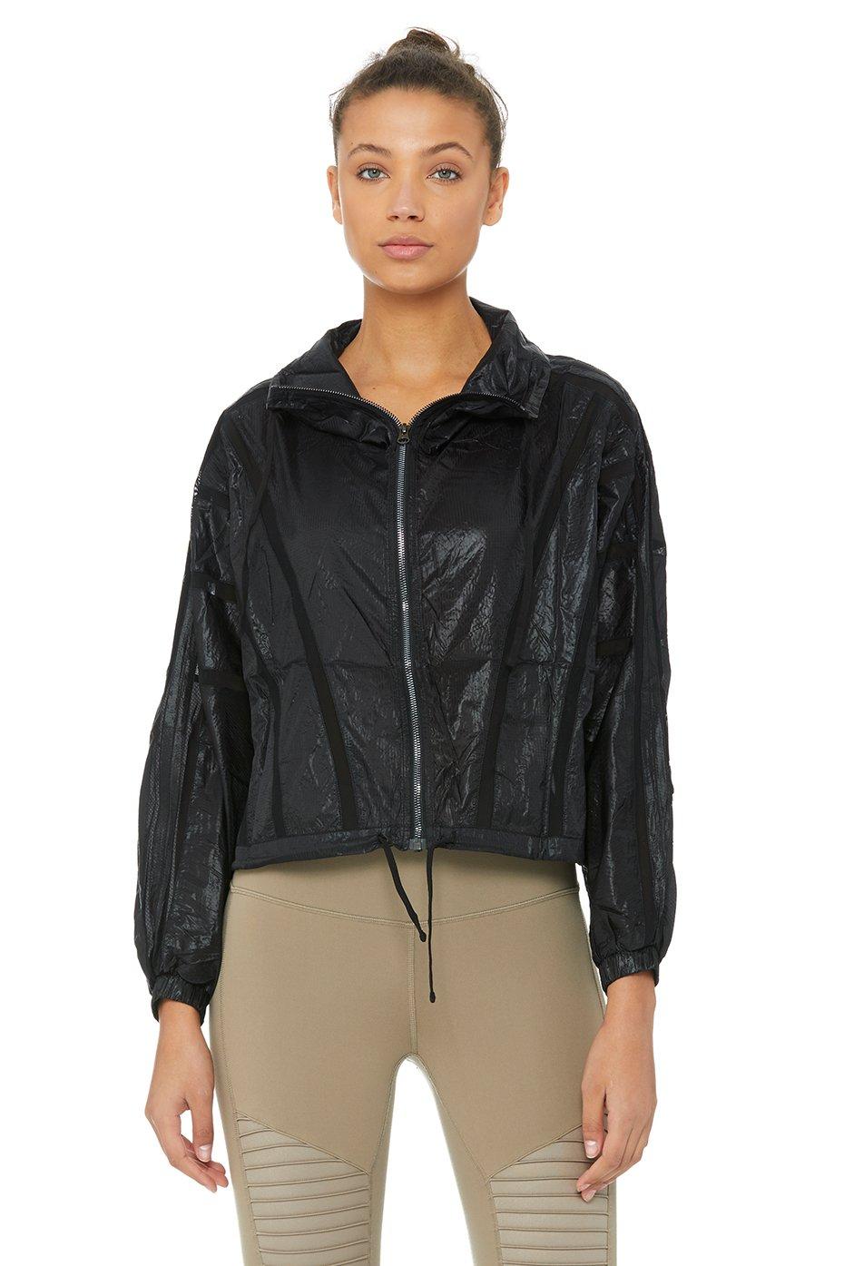 Alo Yoga Alo Yoga Stitch Jacket in Black Lyst