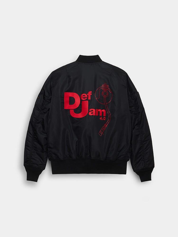 Alpha Industries Def Jam 40th Anniversary X Alpha Ma-1 in Blue for