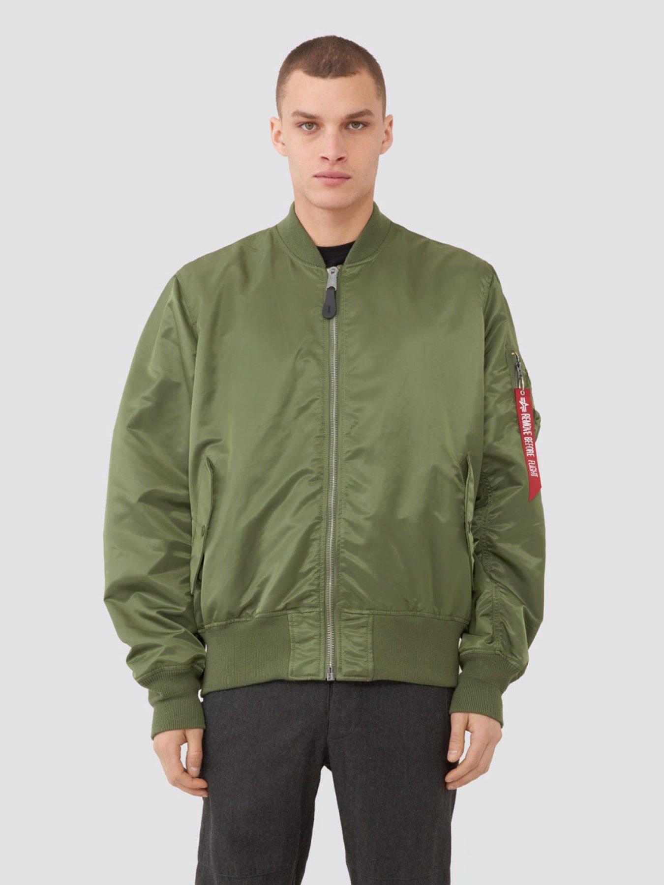 Alpha Industries Synthetic L-2b Loose Bomber Jacket in Sage (Green) for ...