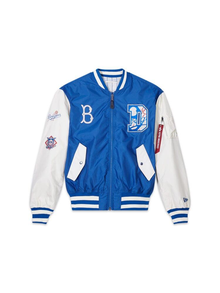 Alpha Industries Brooklyn Dodgers X Alpha X New Era L2b Bomber Jacket in Blue Lyst