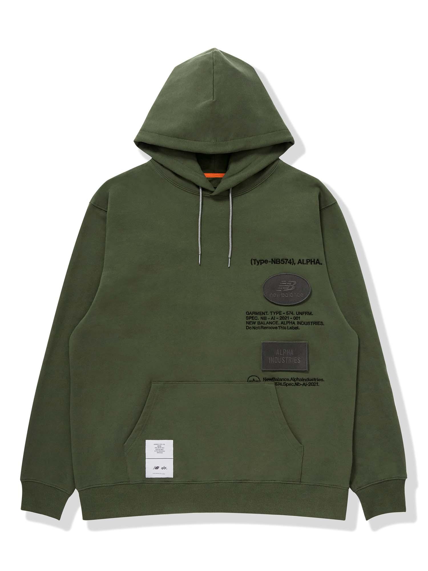 Lyst Green Balance Hoodie New X Alpha in Men | Alpha for Industries