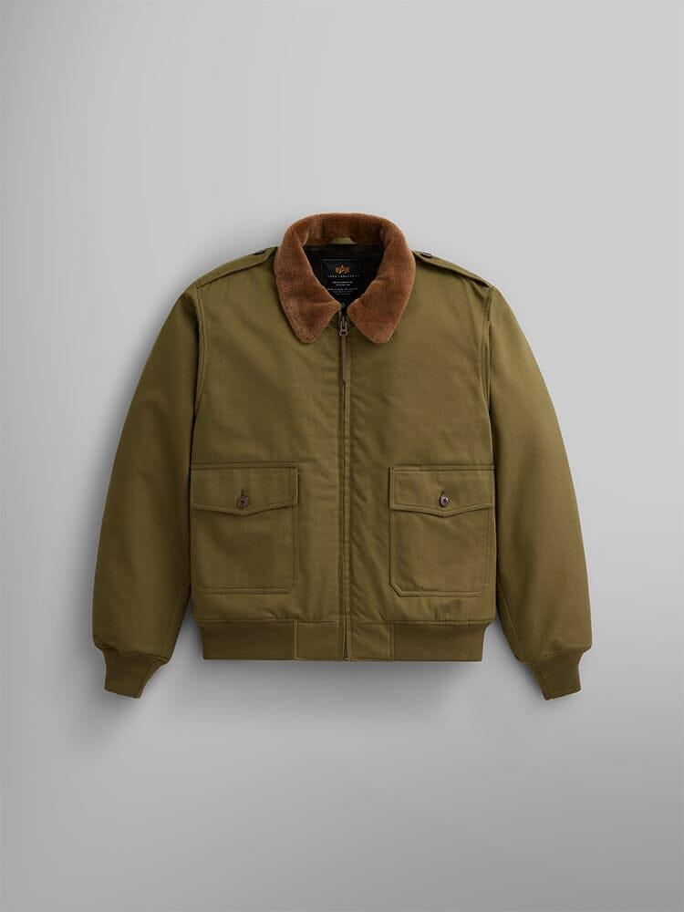 Alpha Industries 1940s B-10 Bomber Jacket in Green for Men | Lyst 