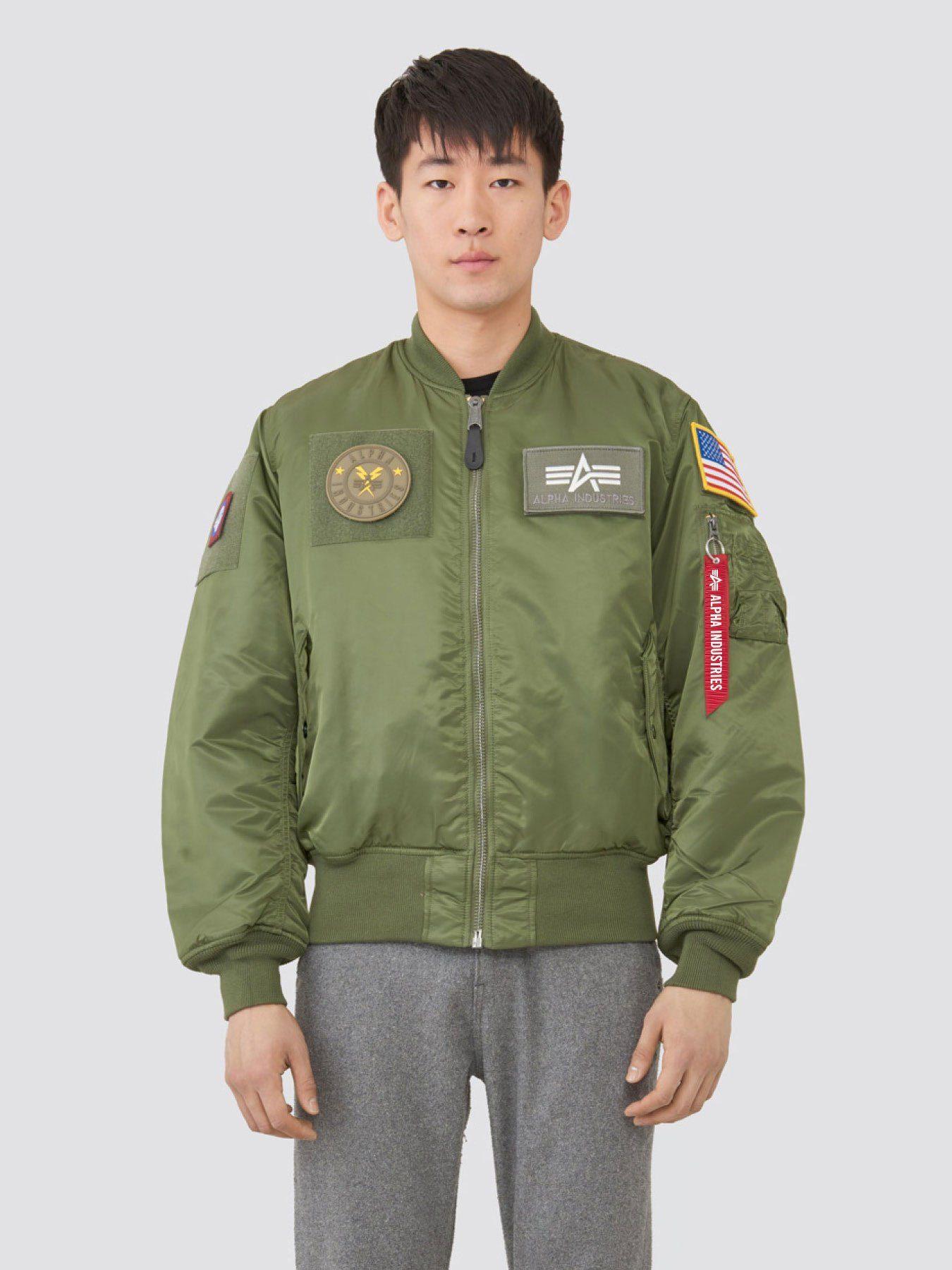 canvas flight jacket