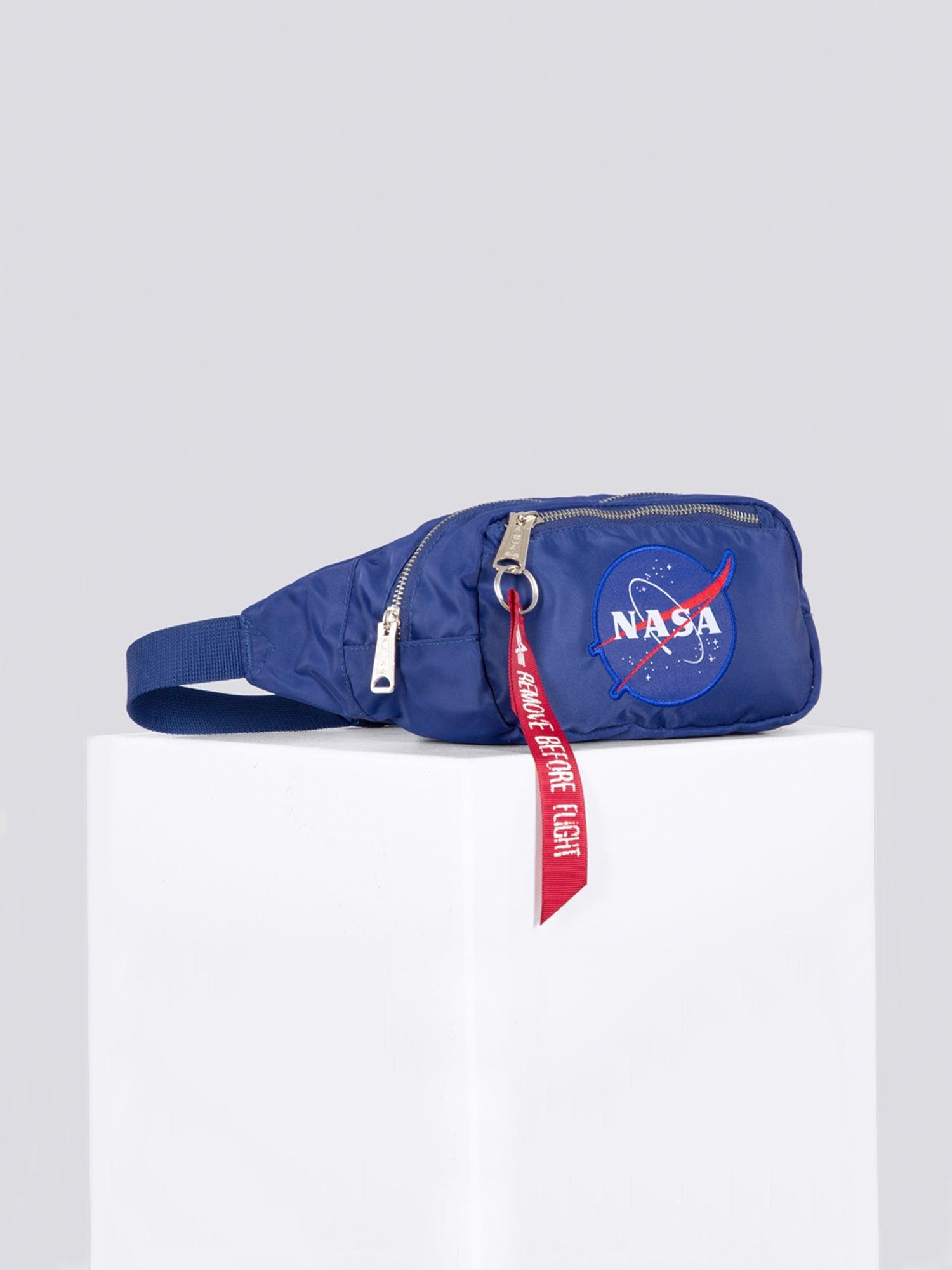 Alpha Industries Nasa Waist Bag in Blue | Lyst