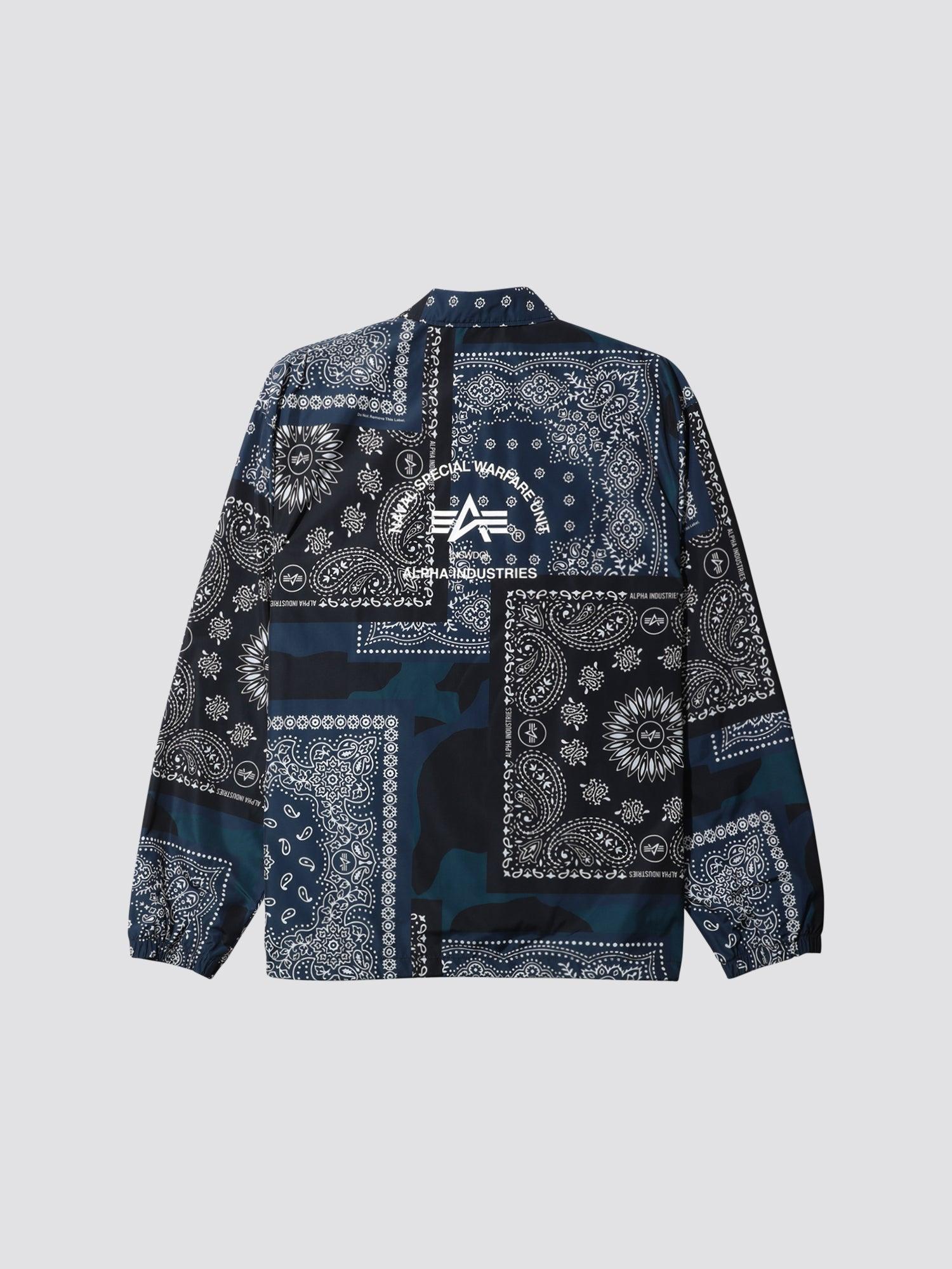 Alpha Industries Unfrm Bandana Coaches Jacket in Blue for Men | Lyst