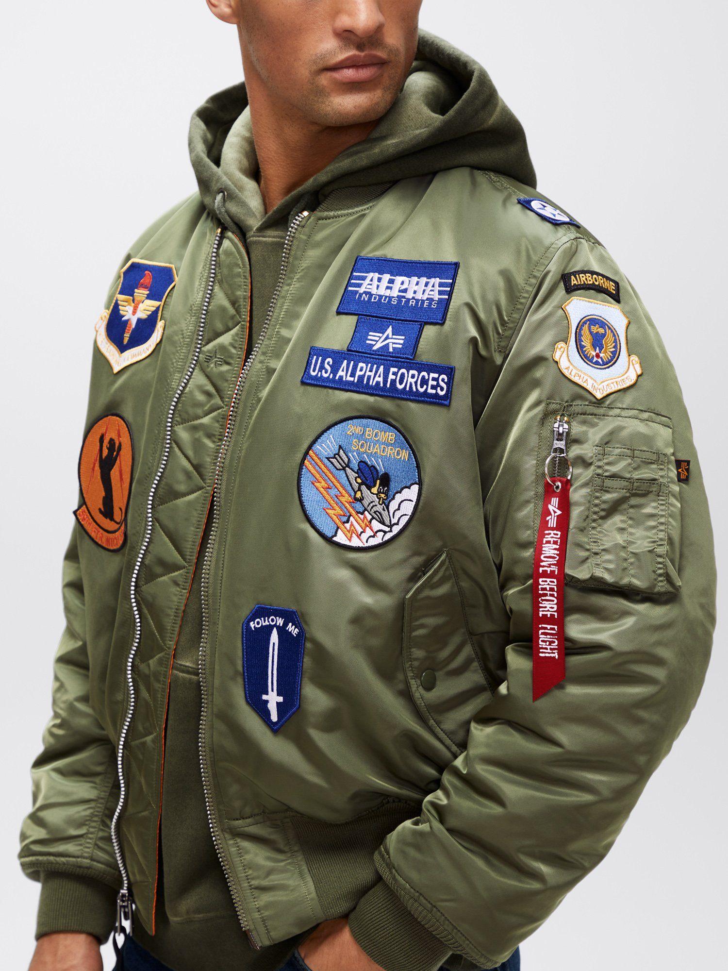bomberjacka alpha industries