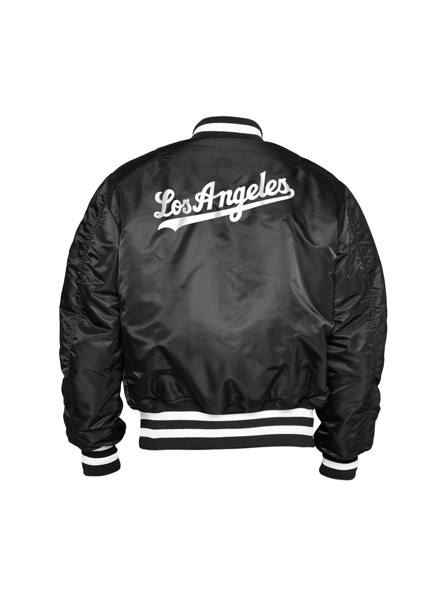 Alpha Industries Los Angeles Dodgers X Alpha X New Era Ma-1 Bomber Jacket  in Black | Lyst