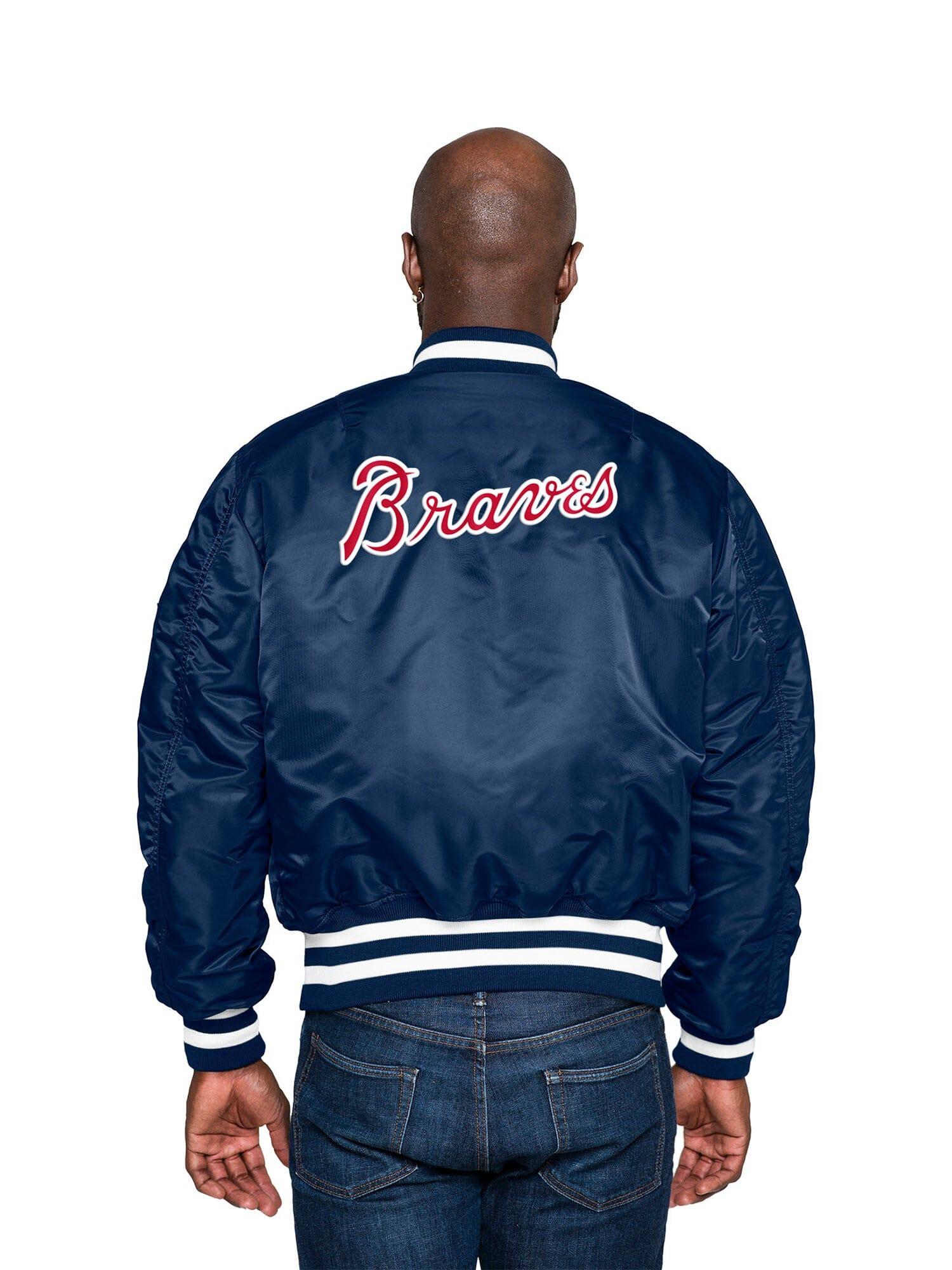 MLB Atlanta Braves Black Bomber Jacket