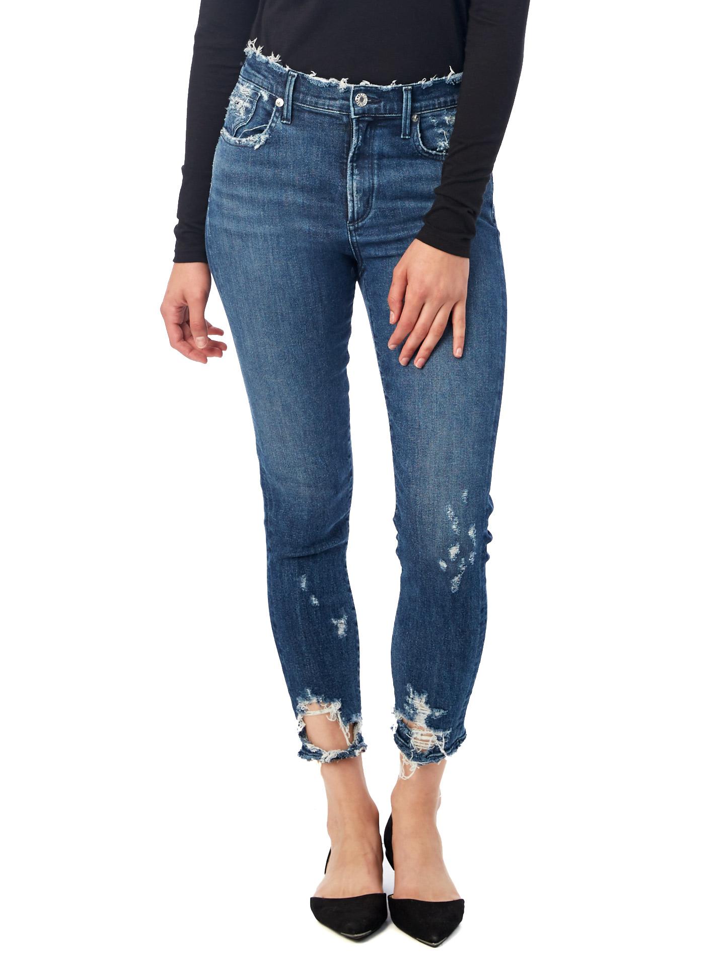agolde sophie high rise skinny crop