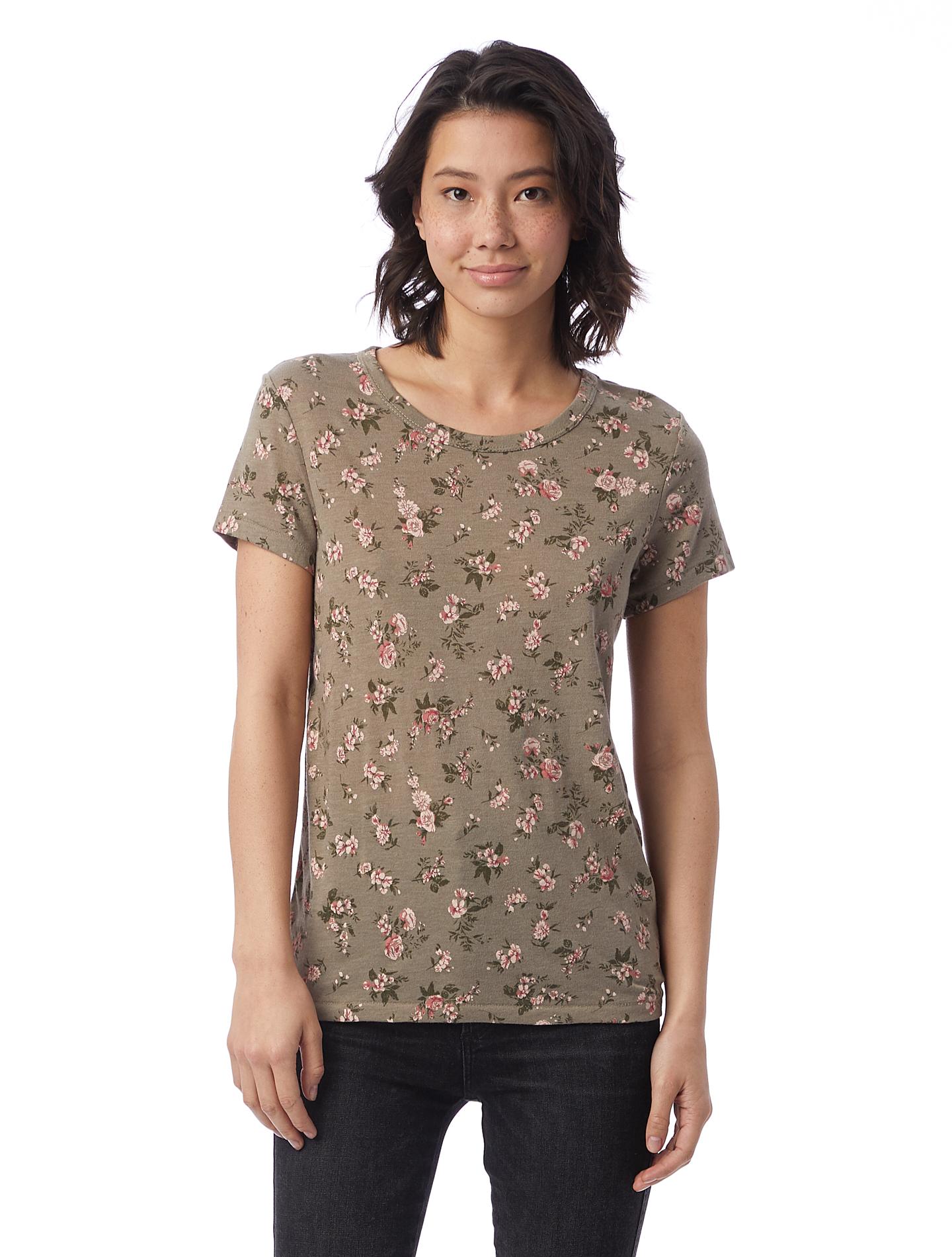 Alternative Apparel Synthetic Ideal Printed Ecojersey Tshirt Lyst