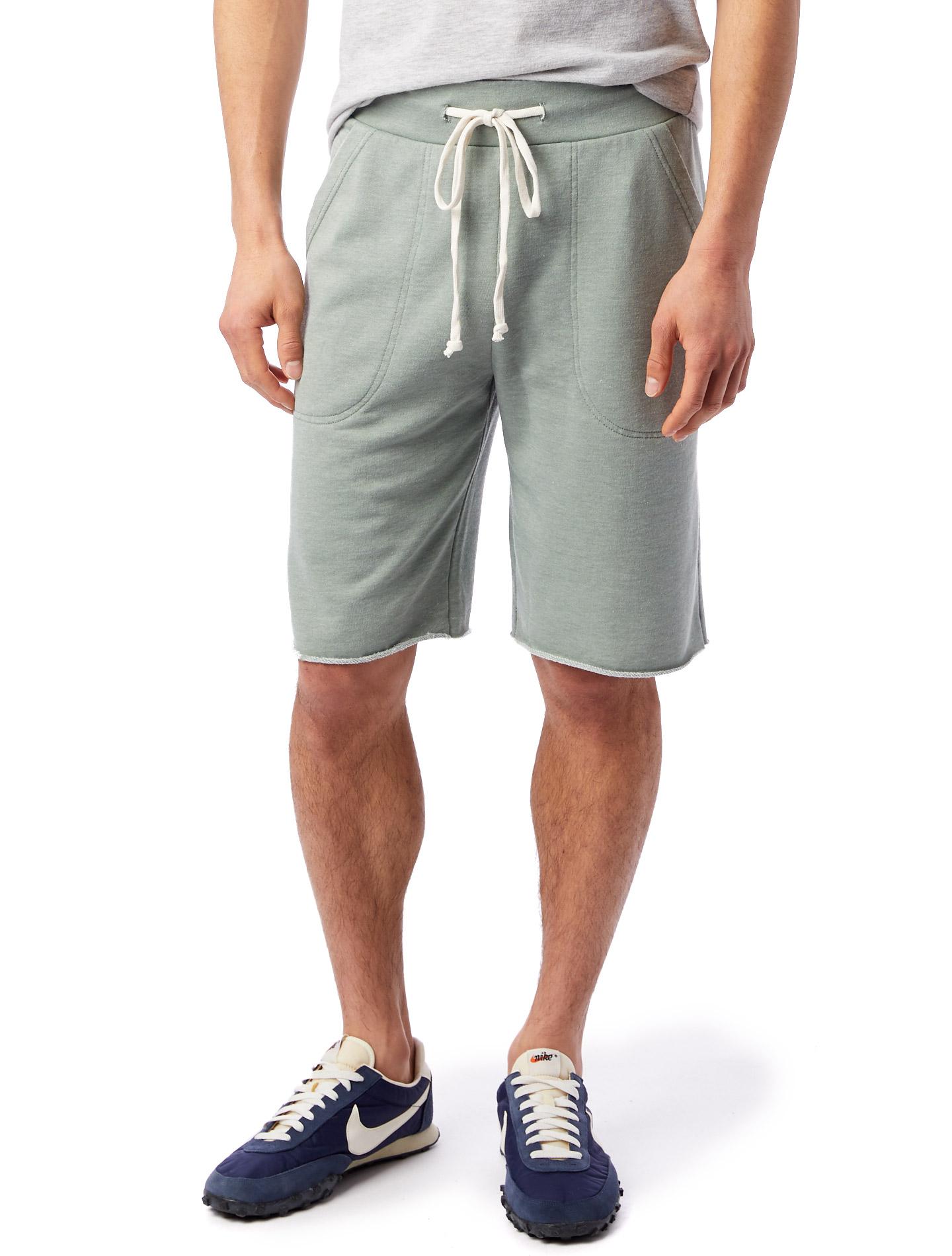 mens terry jogger shorts