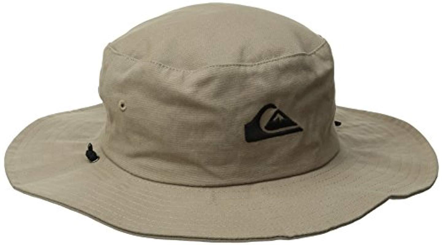 Quiksilver Cotton Bushmaster Floppy Sun Beach Hat in Green for Men Save 23 Lyst
