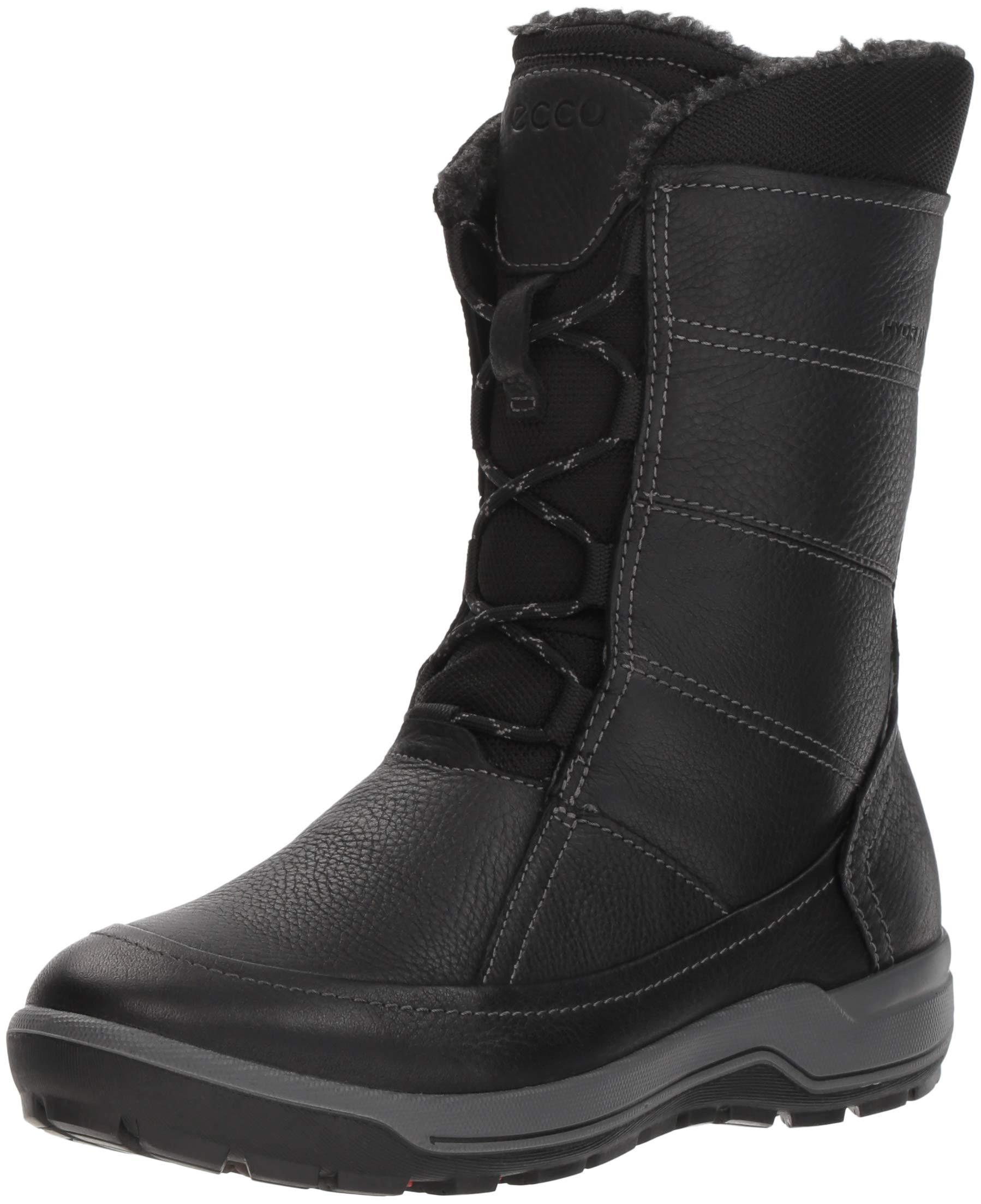 Ecco Leather Trace Lite Mid Cut Boot Hydromax Water-resistant in Black ...