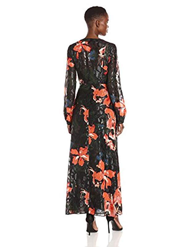 guess black floral dress