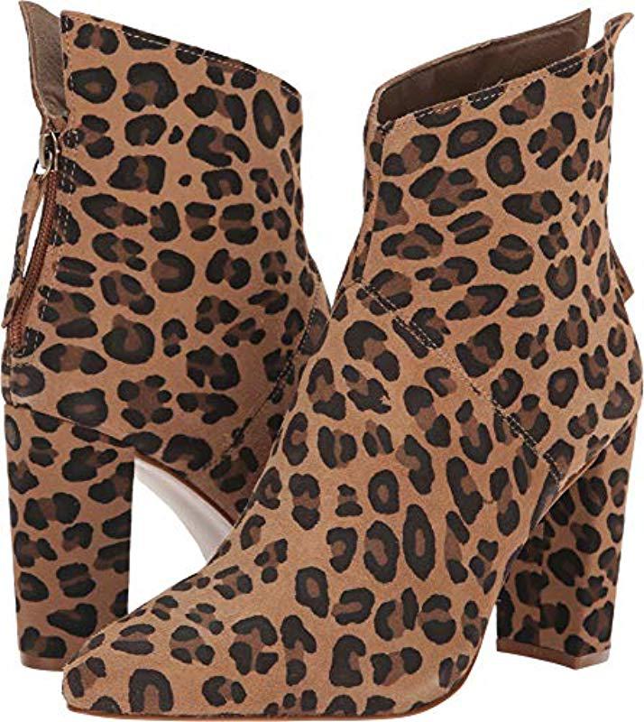 matisse tinsel bootie leopard