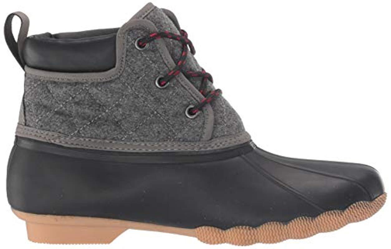Skechers Rubber Pond-lil Puddles-mid Quilted Lace Up Duck Boot With ...