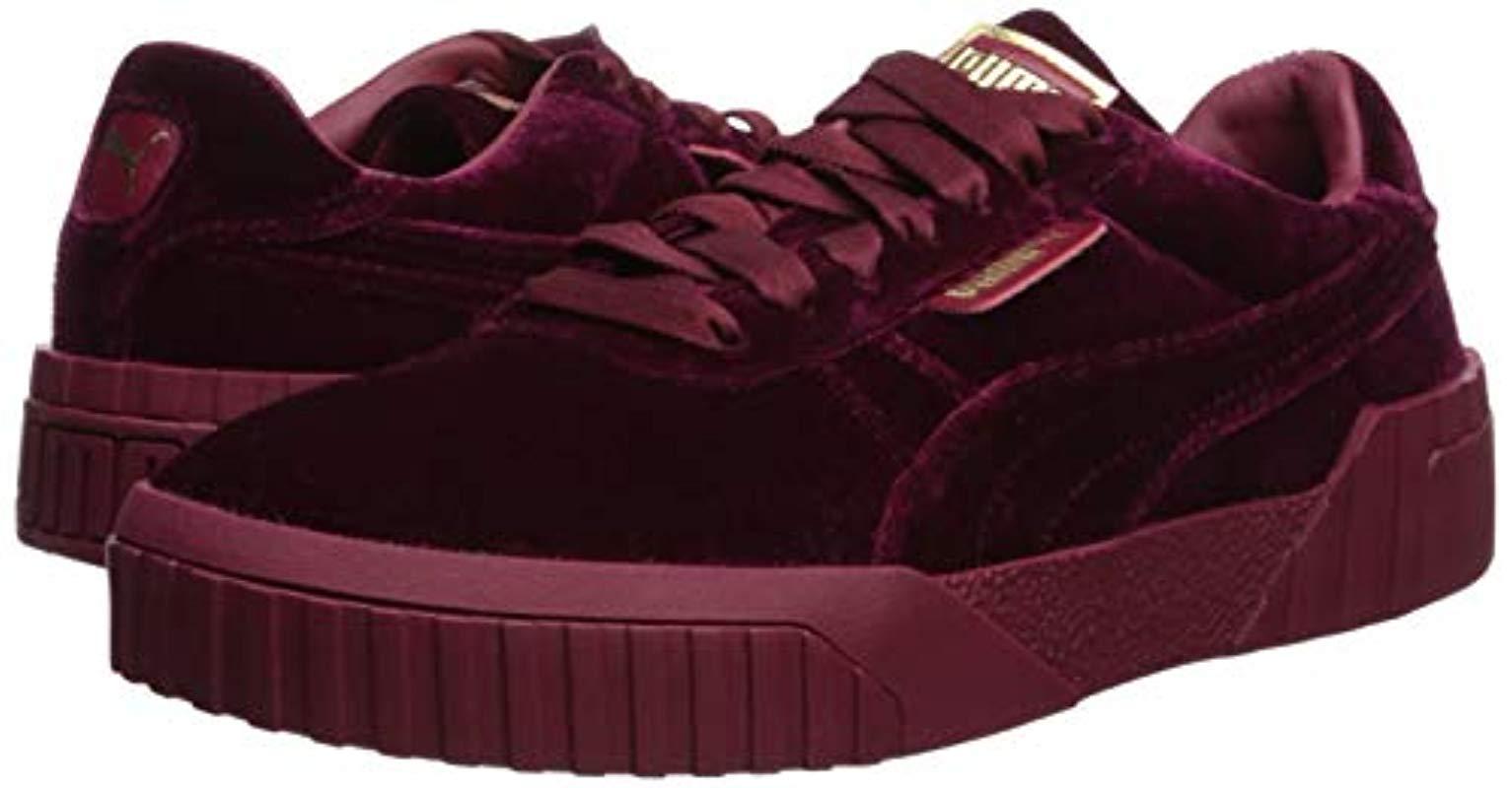 puma cali burgundy