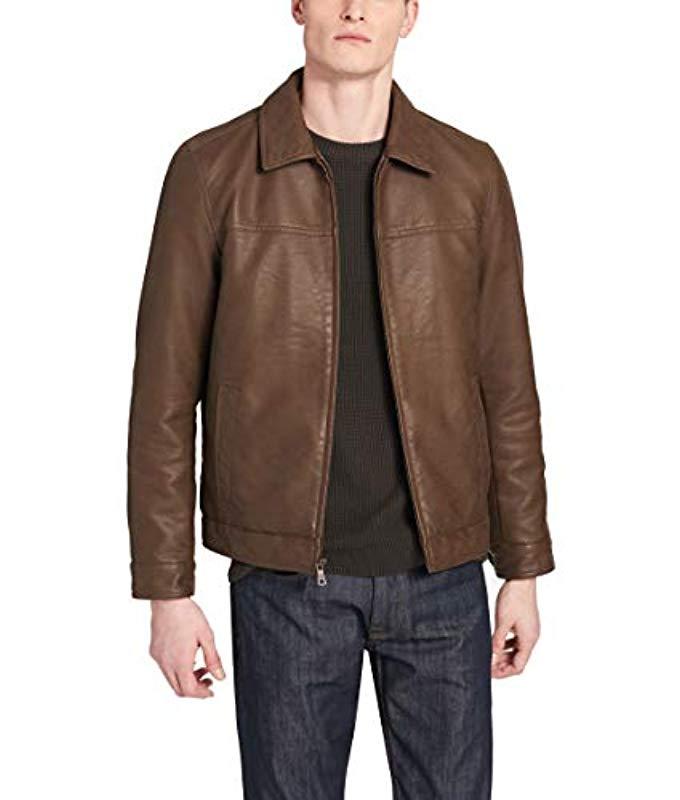 dockers faux leather jacket