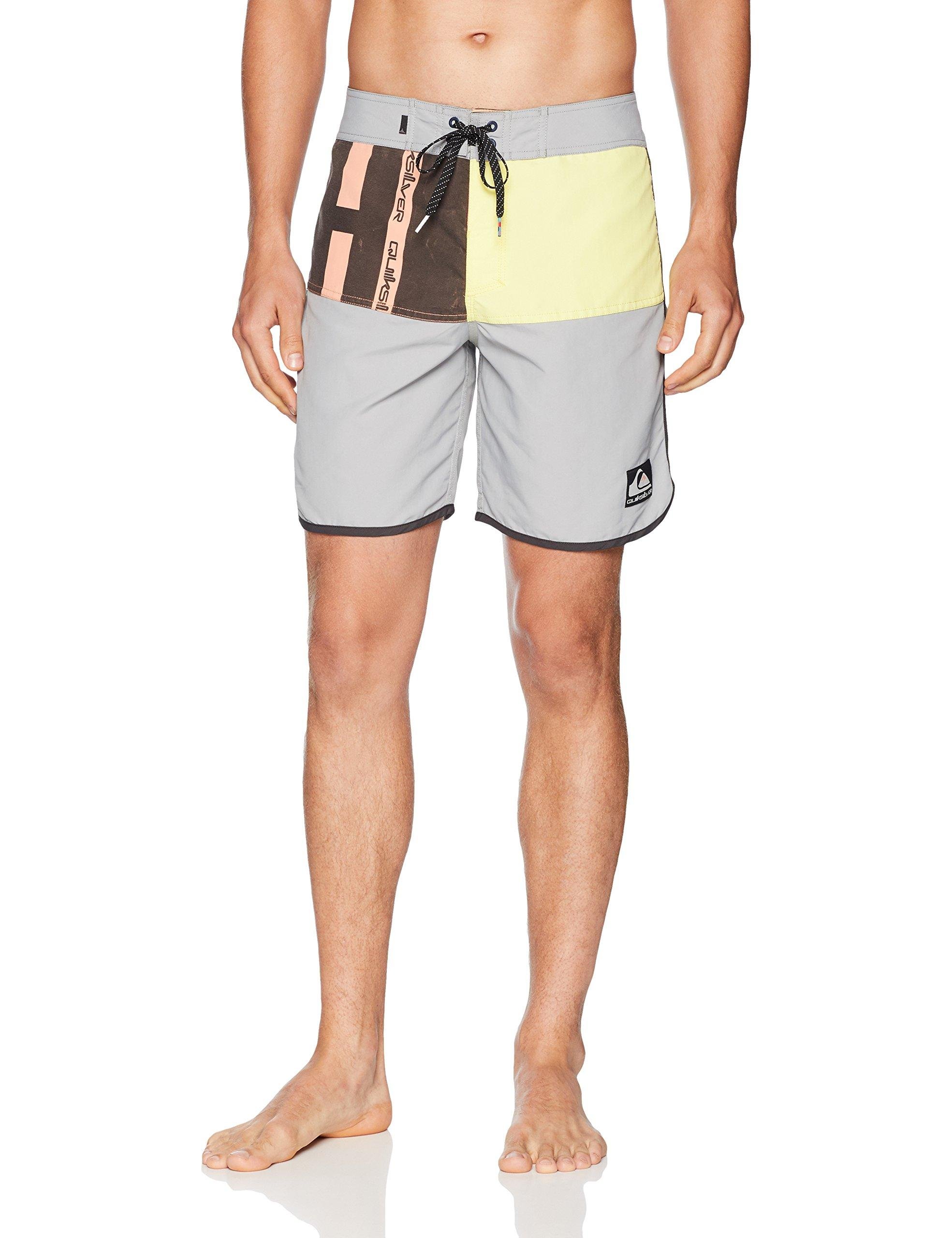 Mens Swim Trunks Bamboo Trees Sun and Mountains Quick Dry Beach Board Shorts with Mesh Lining