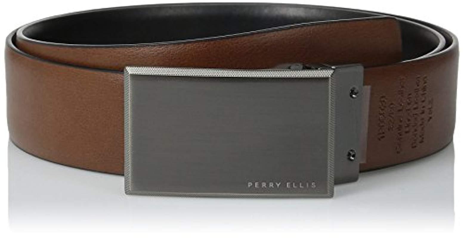 perry ellis men's reversible belt