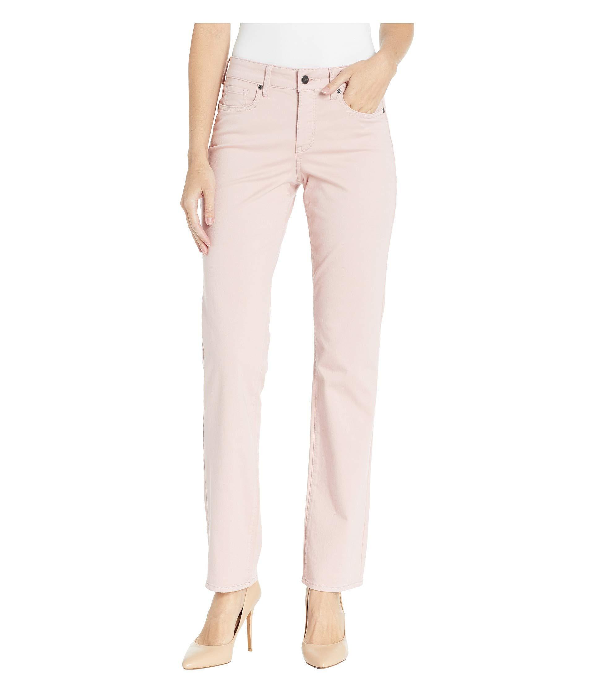 NYDJ Marilyn Straight Pants in Pink - Save 33% - Lyst