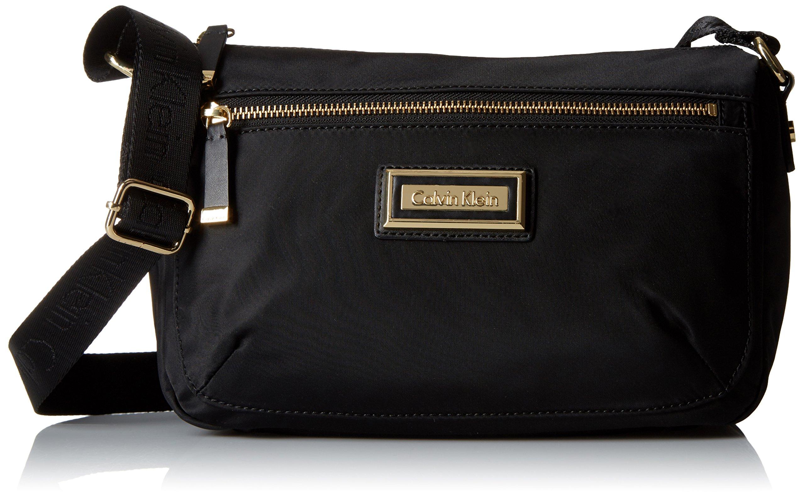 Calvin Klein Synthetic Belfast Nylon Key Item Small Crossbody in Black