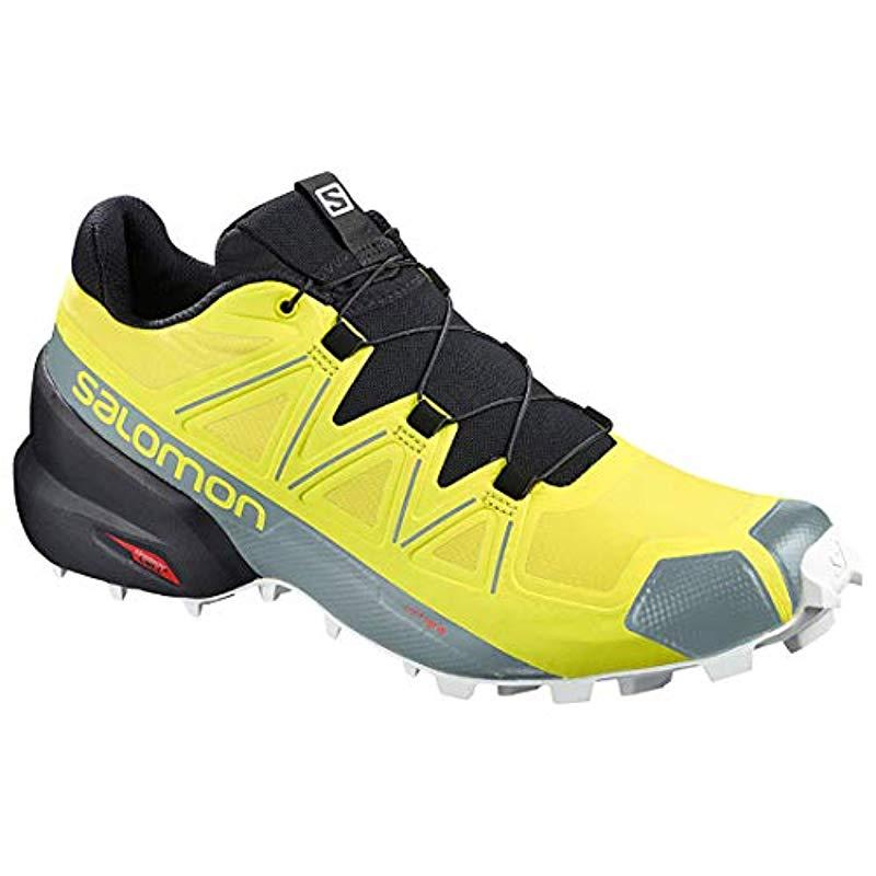 Salomon Speedcross 5 Trail Running Shoes in Yellow for Men - Lyst